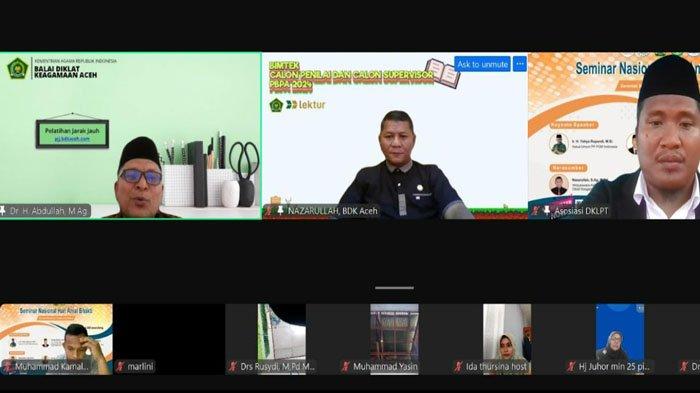 Asosiasi DKLPT Bersama PGMI Pidie Gelar Webinar Nasional, Hadirkan Tiga Narasumber Utama