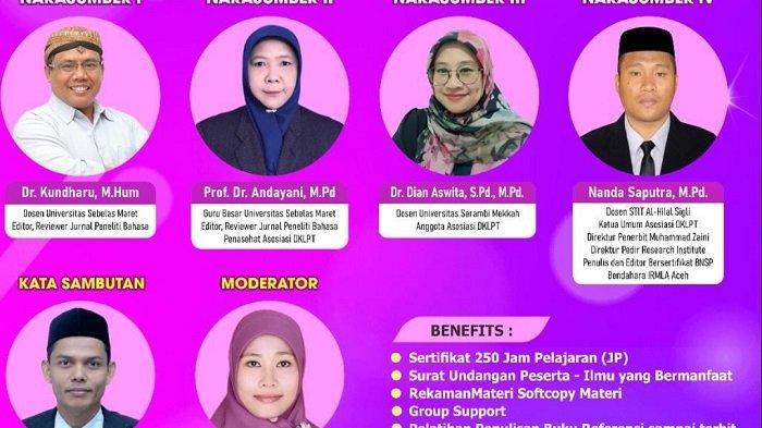 Asosiasi DKLPT Selenggarakan Webinar Nasional Pelatihan Penulisan Buku Referensi Bagi Dosen